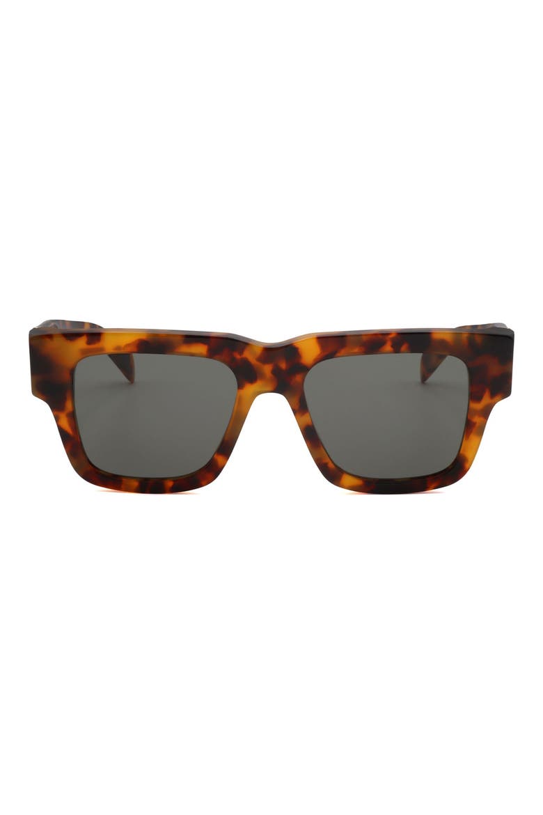 50mm Square Sunglasses, Main, color, TORTOISE
