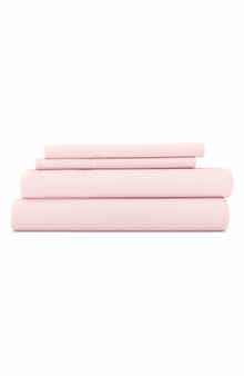 HOMESPUN Premium Ultra Soft My Heart Pattern 4-Piece Bed Sheet Set