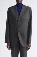 Jil Sander Fitted Long Wool Blazer