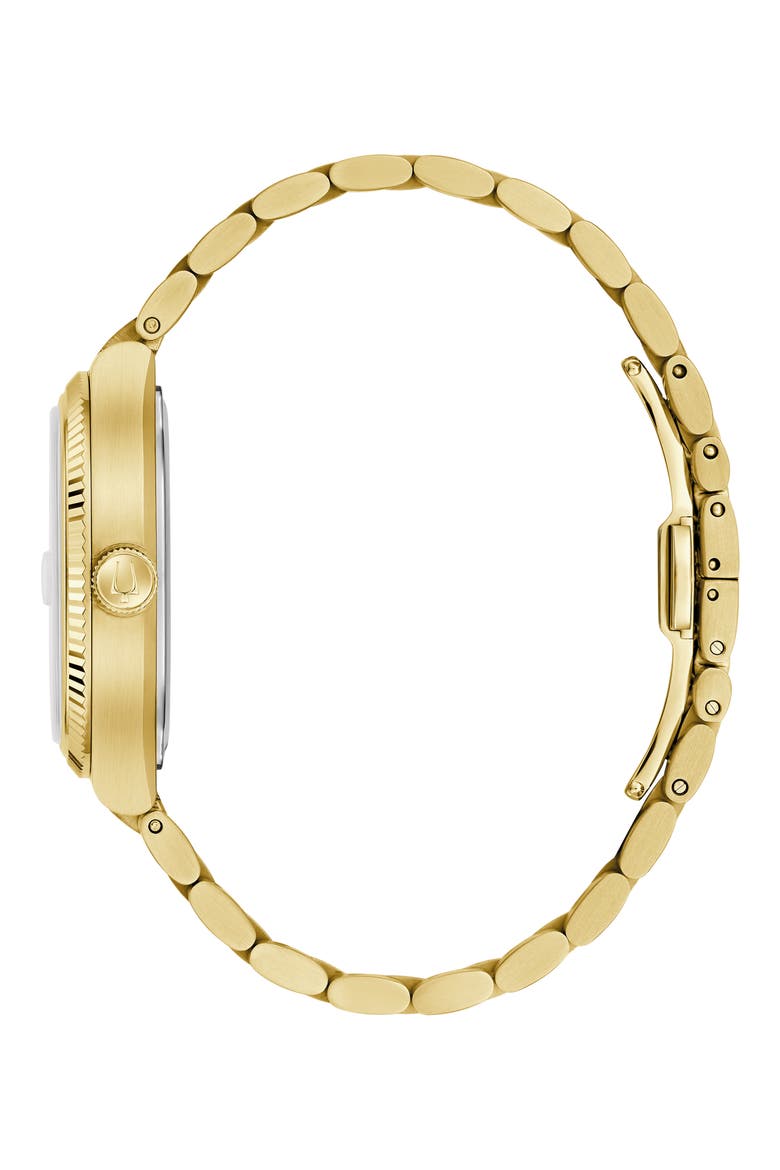 Super Seville Goldtone Bracelet Watch, 37.5mm, Alternate, color, BLACK/ GOLD-TONE