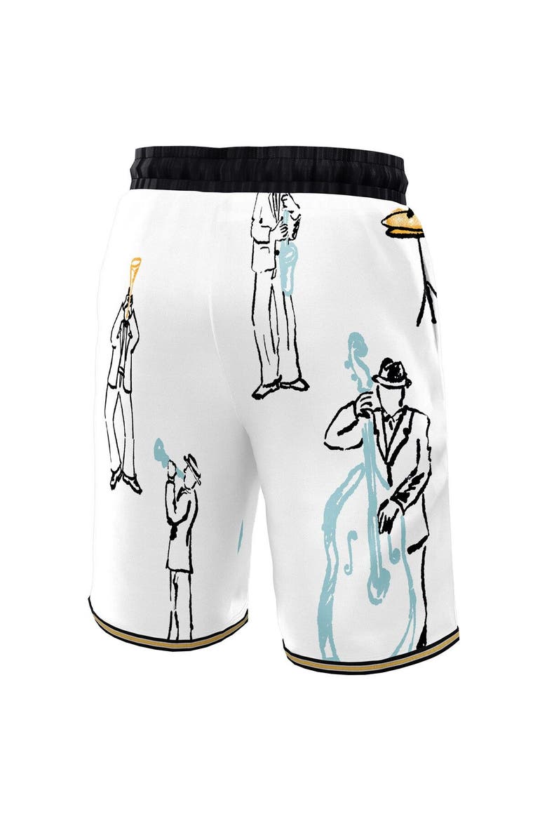 Unisex NBA & KidSuper Studios by Fanatics White Utah Jazz Hometown Shorts, Alternate, color, White