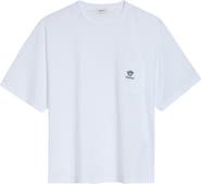 Versace Embroidered Cotton Jersey Pocket T-Shirt