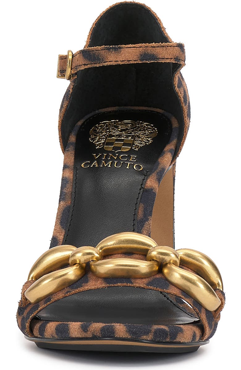 Vince Camuto Aurelia Ankle Strap Sandal, Alternate, color, Camel