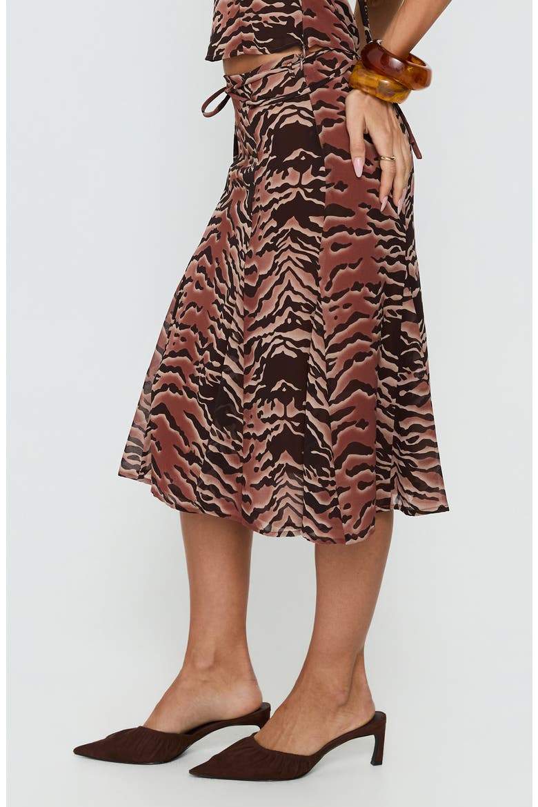 Tipsy Midi Skirt, Alternate, color, ANIMAL MULTI
