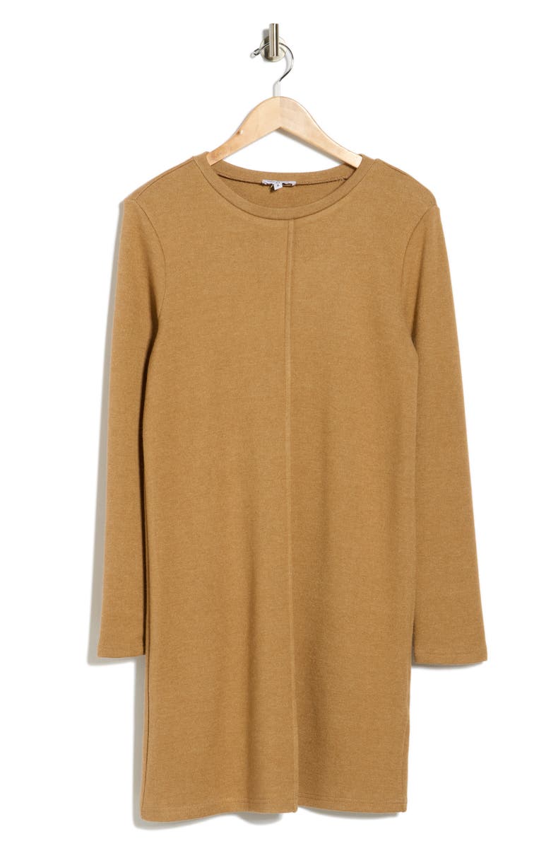 AREA STARS Barr Long Sleeve Sweater Dress, Alternate, color, Tan