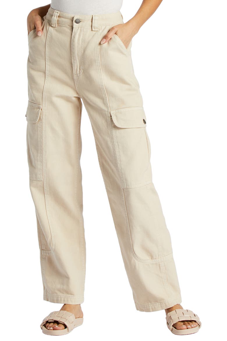 Wall to Wall Cargo Pants, Main, color, ANTIQUE WHITE 1