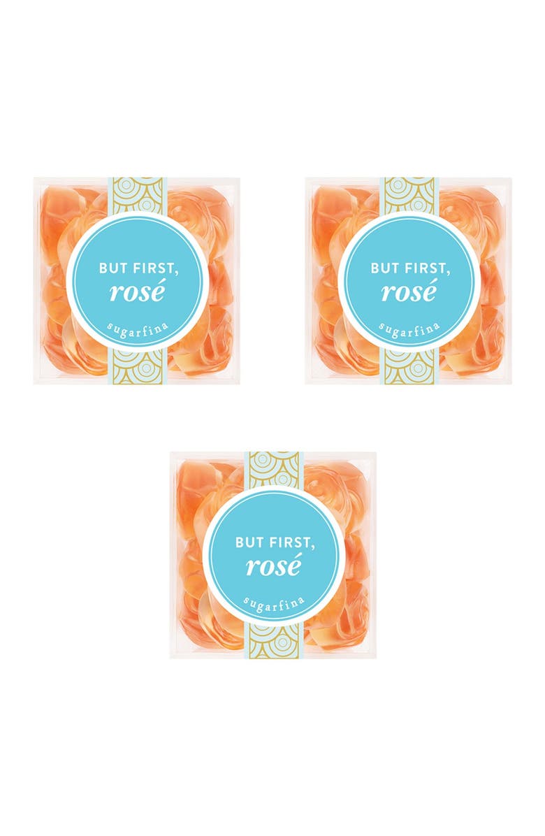 sugarfina But First, Rose (Roses) - Small Cube 3-Piece Kit, Main, color, 