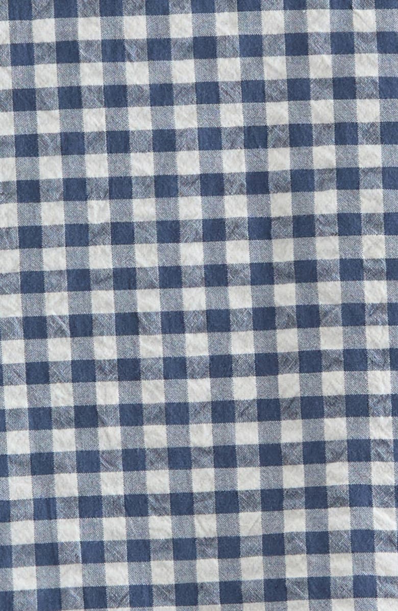 Nordstrom Seersucker Short Sleeve Button-Up Shirt & Drawstring Shorts Set, Alternate, color, 