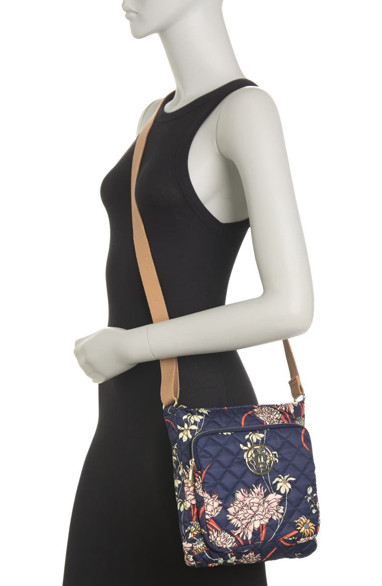 Nanette Lepore Floral Printed Washable Crossbody, Alternate, color,