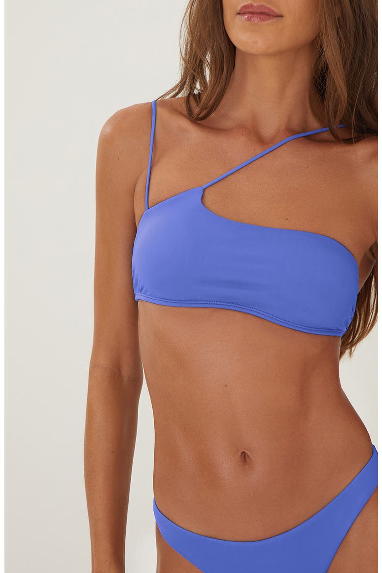Solid Nara Strappy Bikini Top, Alternate, color, BLUE