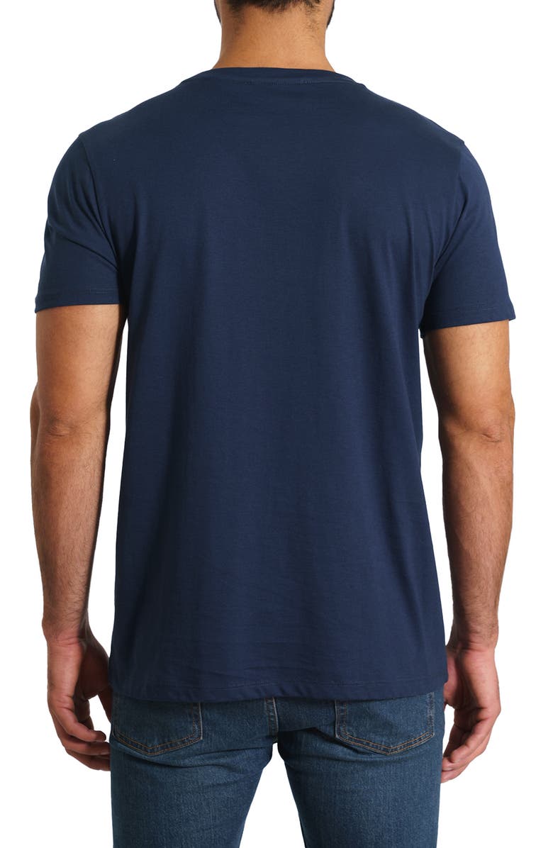 Jared Lang Solid T-Shirt, Alternate, color, Navy