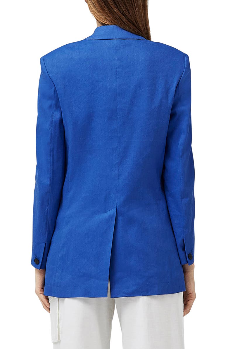 rag & bone Charles Linen Blend Blazer, Alternate, color, Brtblue