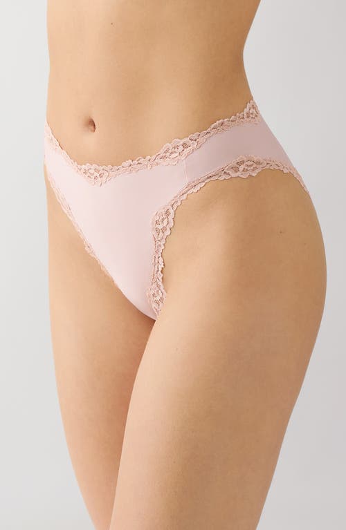 B.tempt'd By Wacoal Future Foundation Lace Trim Briefs In Pink