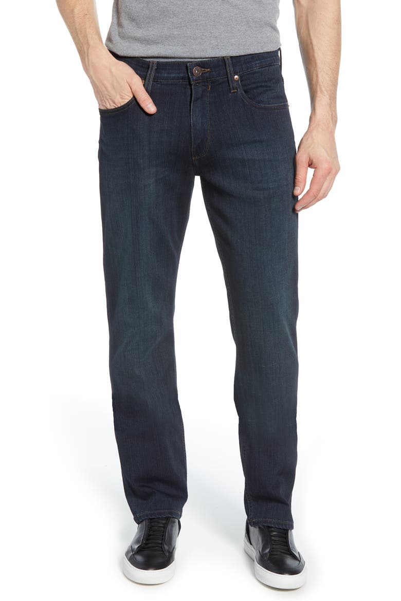 Transcend - Normandie Straight Leg Jeans, Alternate, color, CELLAR