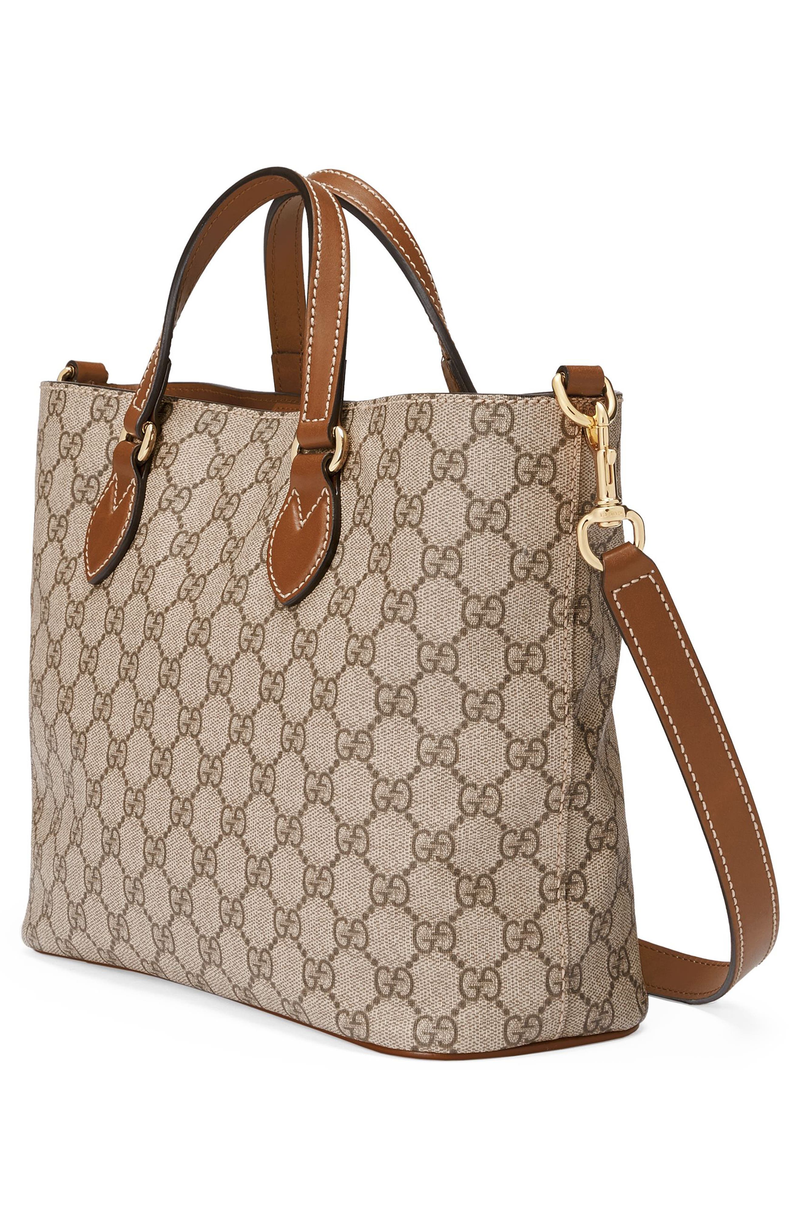 Gucci Small Eden Canvas Tote, Alternate, color, 