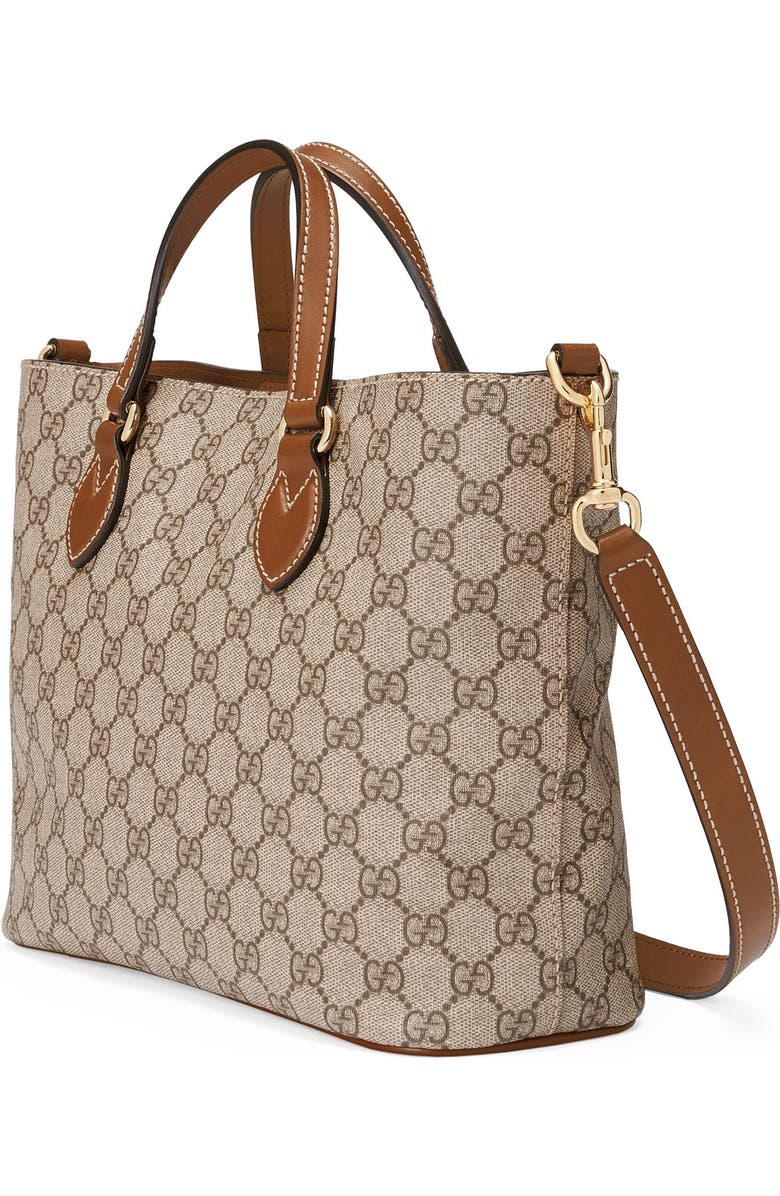Gucci Small Eden Canvas Tote, Alternate, color,