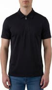 Victor Emmanuel Pima Cotton Knit Zip Polo