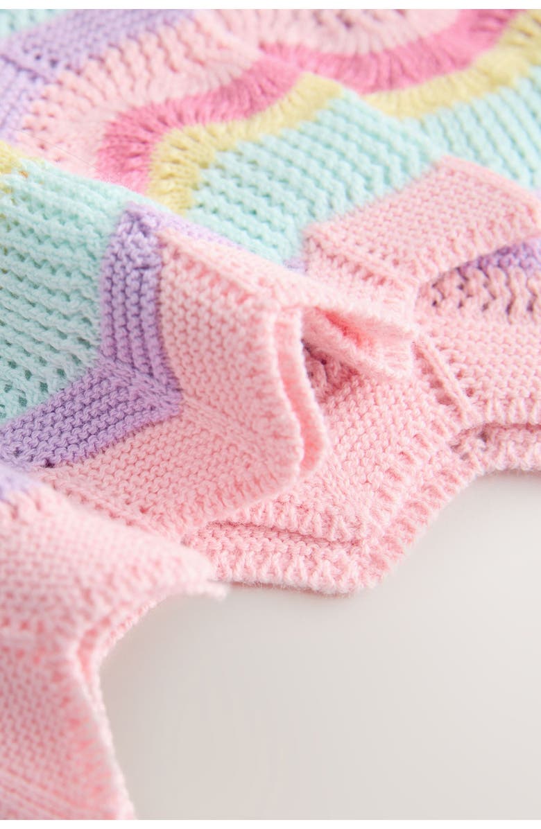 NEXT Kids' Pastel Stripe Tank & Shorts Set, Alternate, color, Neutral