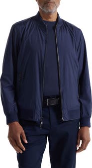 Bugatchi Reversible Water Repellent Bomber Jacket