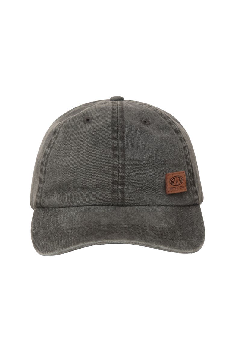 Atlas Logo Natural Baseball Cap, Main, color, Charcoal