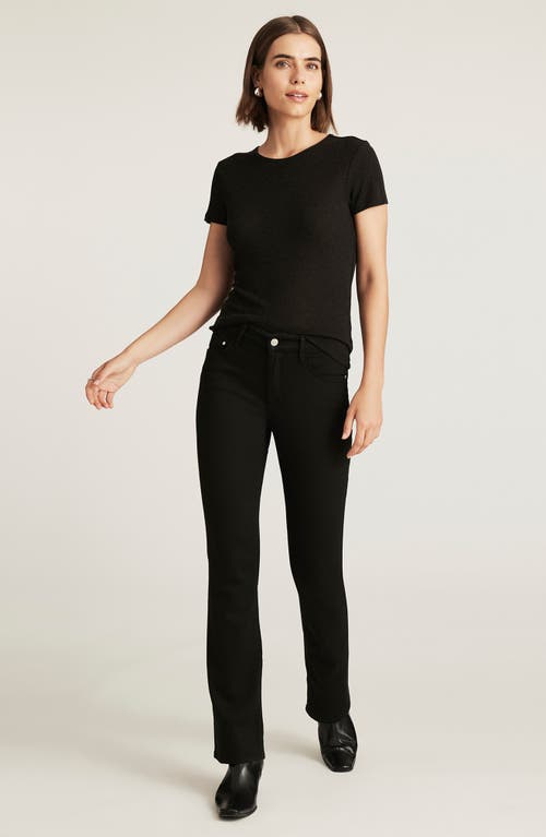 Mavi Jeans Molly Mid Rise Bootcut Jeans In Black