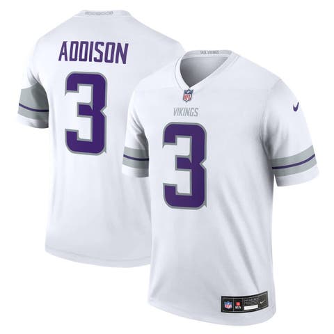 Men's Nike Jordan Addison White Minnesota Vikings Alternate Legend Player Jersey