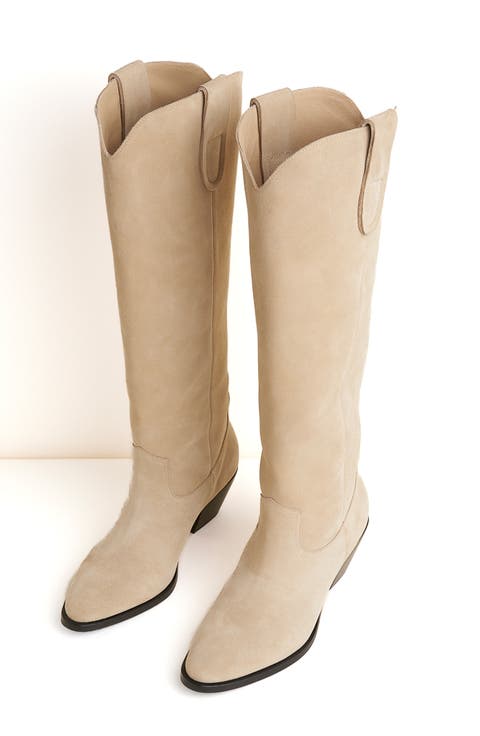 Agatha Knee High Western Boot