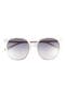 56mm Oval Sunglasses on a Chain