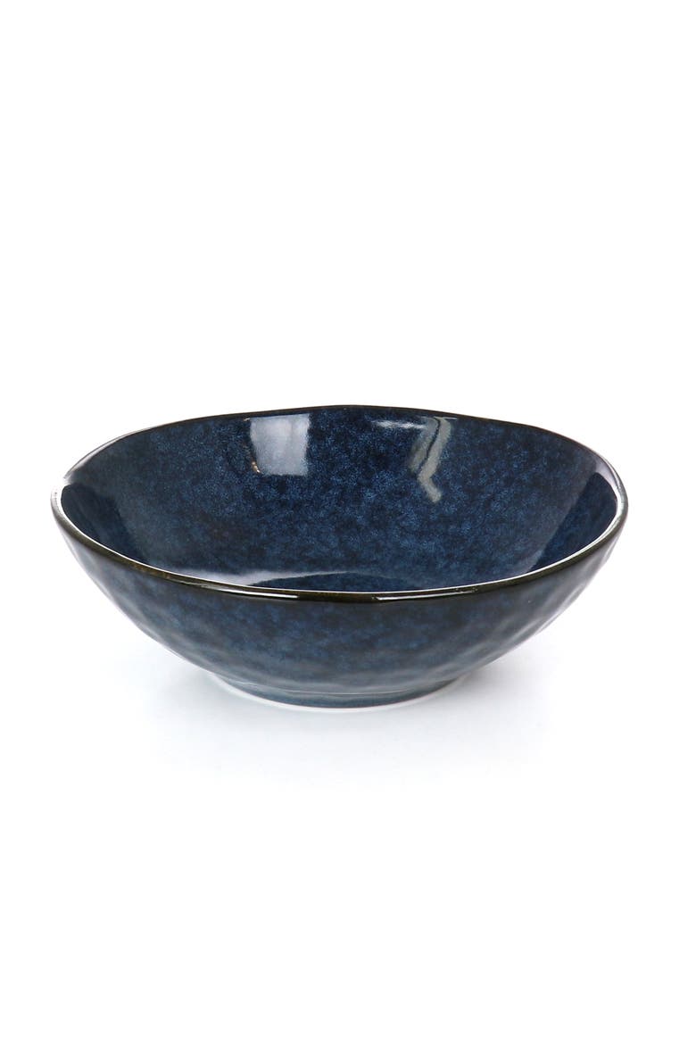 Samara 12 Piece Stoneware Dinnerware Set, Alternate, color, Blue