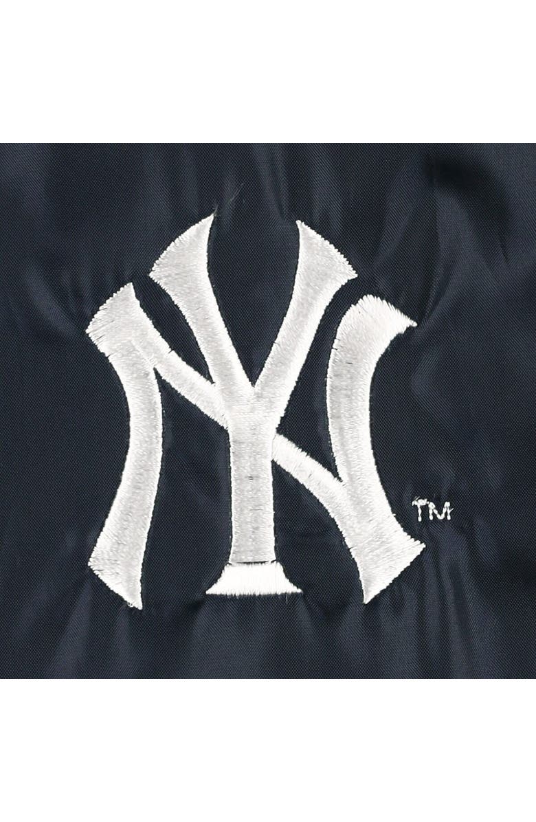 DUNBROOKE Men's Dunbrooke  Navy New York Yankees Coach's Raglan Full-Snap Windbreaker Jacket, Alternate, color, 