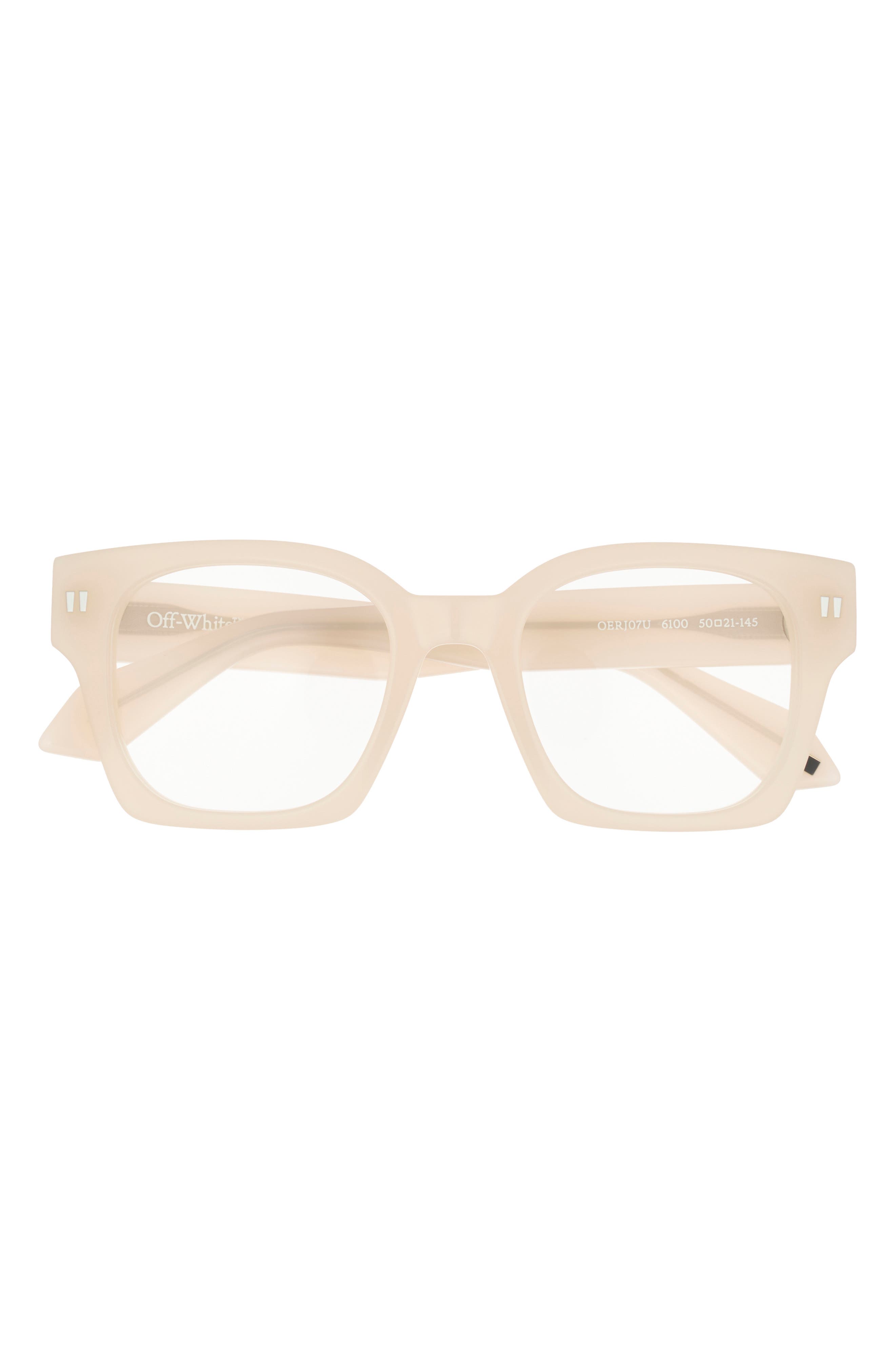 Off-White 50mm Square Reading Glasses