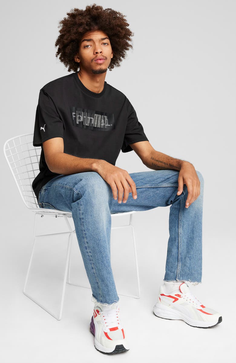 PUMA x F1 Logo Graphic T-Shirt, Alternate, color, Puma Black