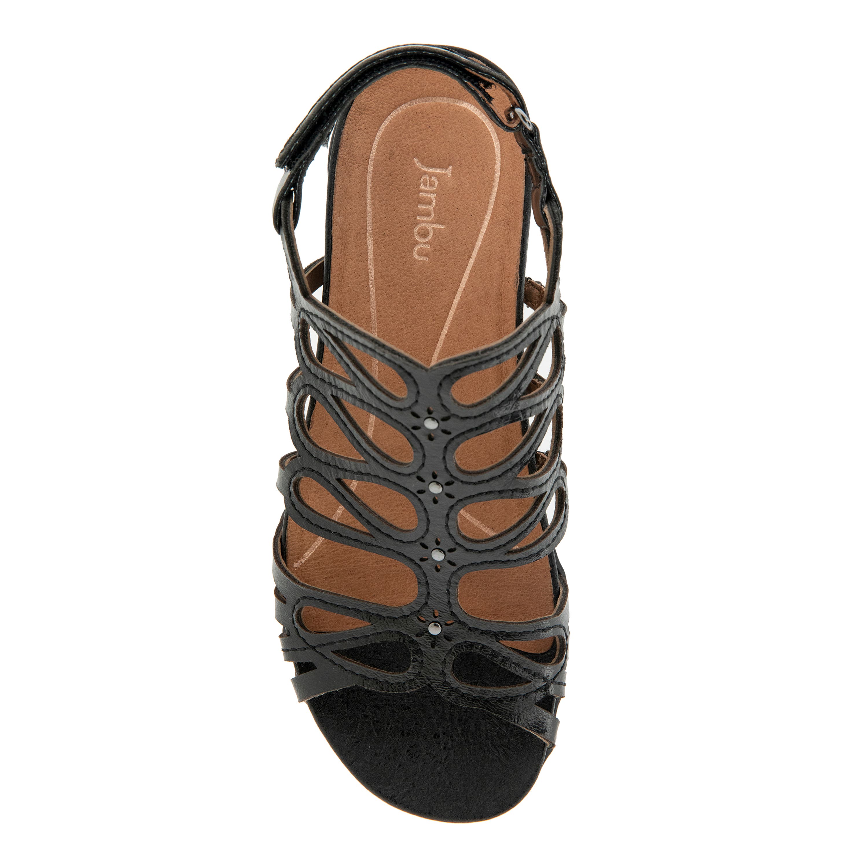 Jambu Miriam Casual Flat Sandal, Alternate, color, Oil Black
