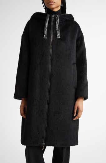 【関税&送料込】Max Mara Black Teddy Olga Coat Max Mara Olga Teddy Short Coat | Nordstrom