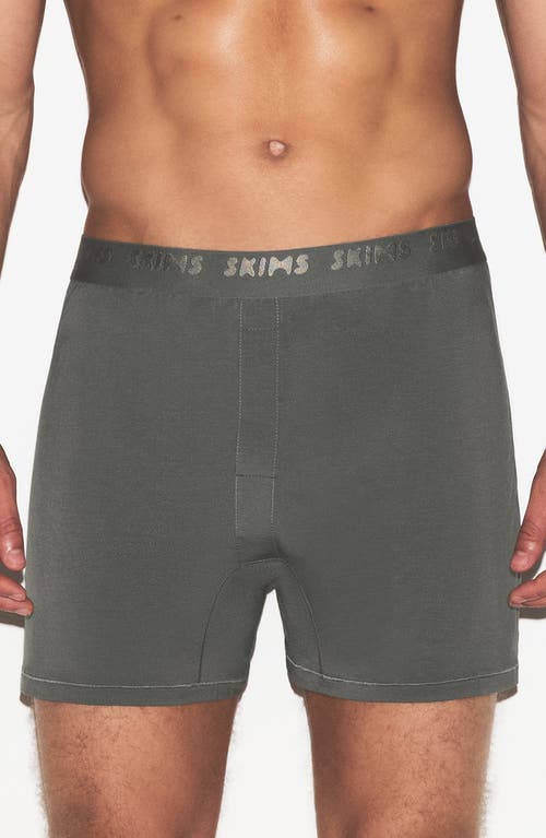Skims Stretch 3-pack Knit Boxers In Multi