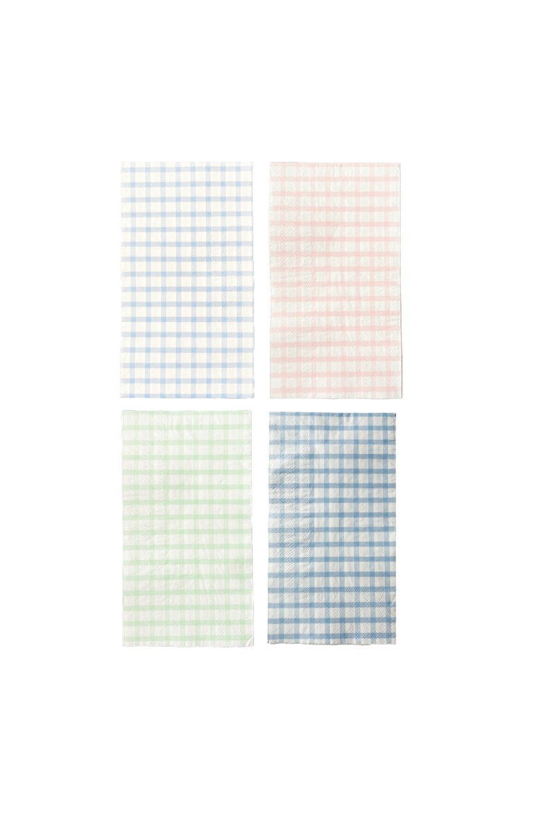 Daydream Society Baking Spirits Bright Mixed Light Gingham Guest Napkins, Main, color, Assorted Pre-Pack