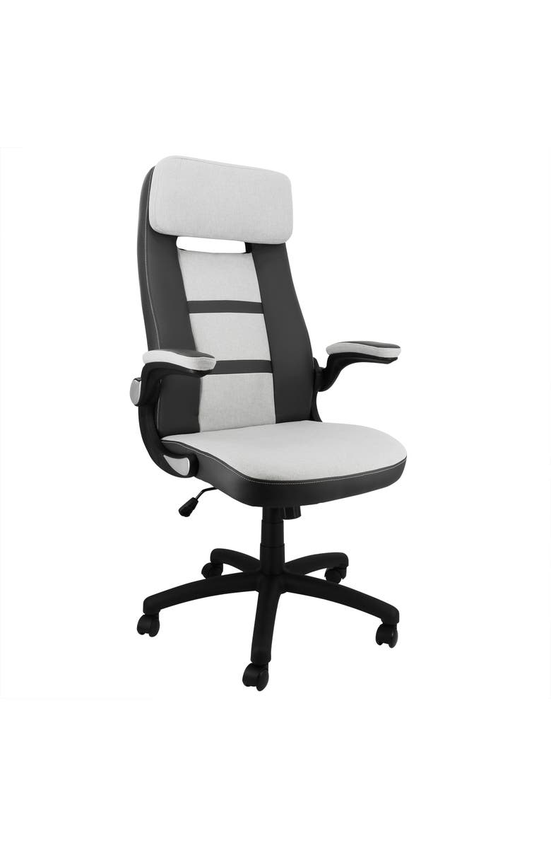 Elama High Back Adjustable Office Chair, Main, color, Gray