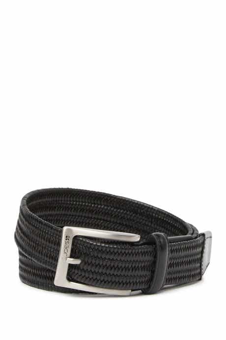 Joe's Leather Stretch Braid Belt