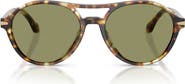 Giorgio Armani 55mm Round Sunglasses