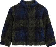 Splendid Kids' Plaid Teddy Faux Fur Jacket