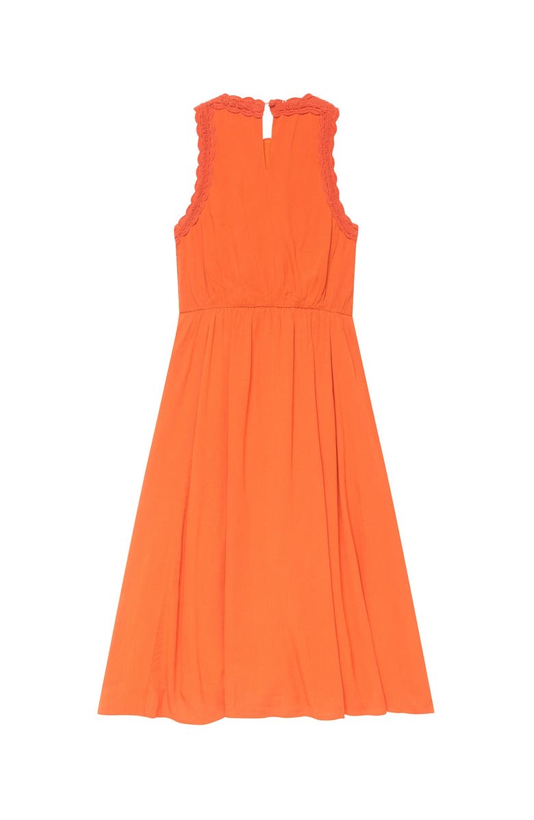 MINT VELVET Crochet Bodice Midi Dress, Alternate, color,