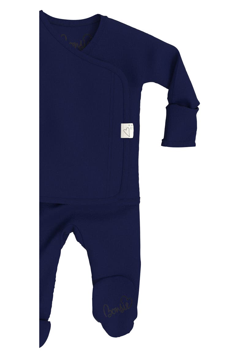 Skin to Skin Girl or Boy Footie, Alternate, color, MIDNIGHT