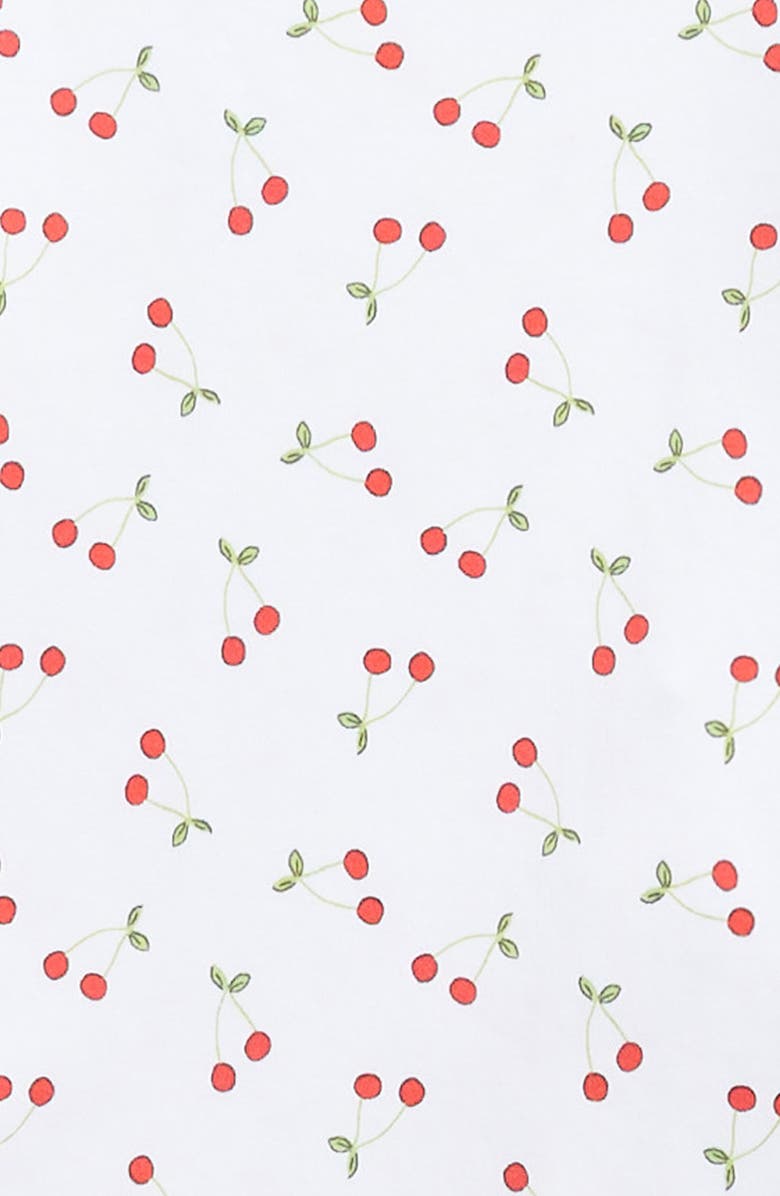 COZYLAND Riley Print Pima Cotton Fitted Pajamas, Alternate, color, Cherry Pie