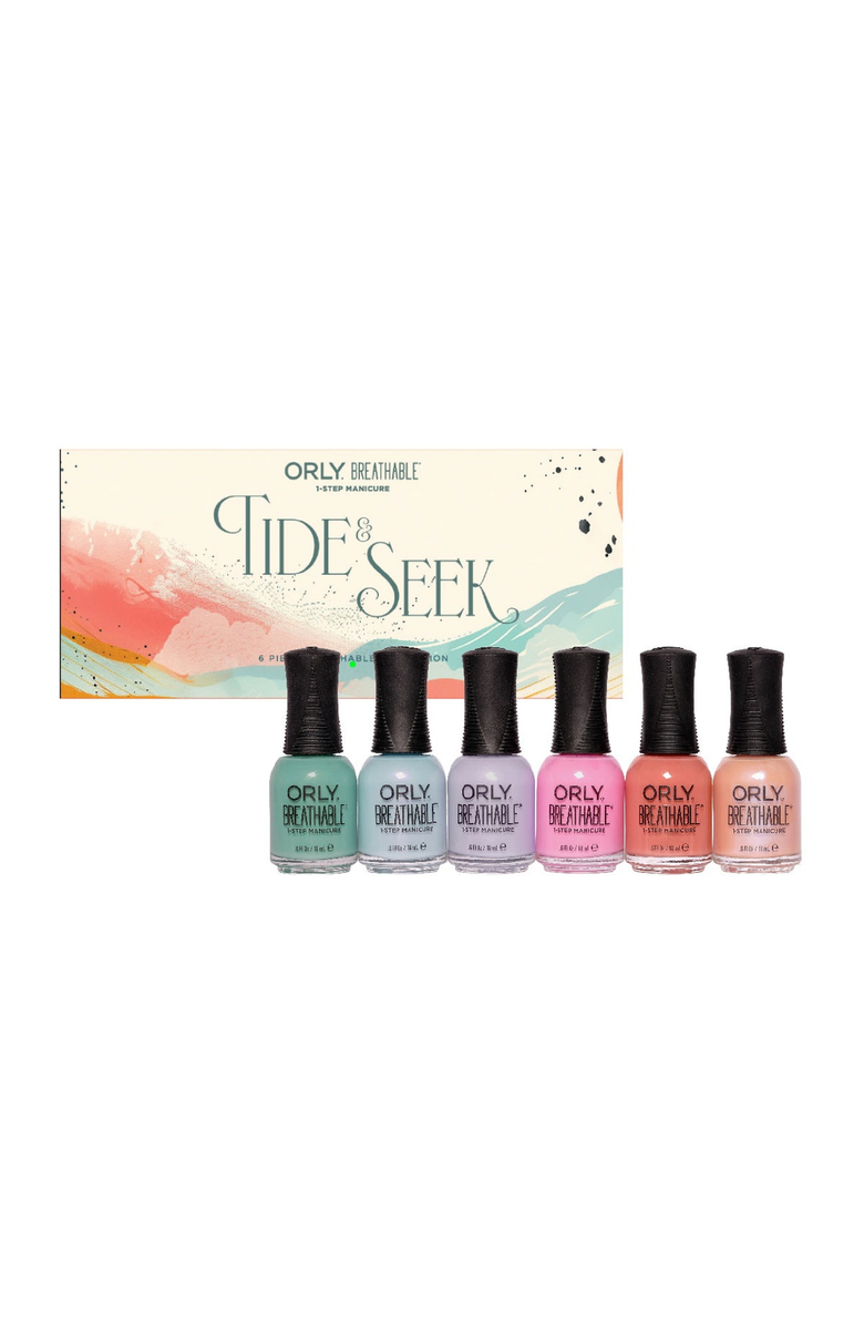 ORLY Tide & Seek 6-Piece Breathable Nail Color Set, Main, color, NO COLOR