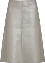 TOTEME Panelled Lambskin Leather Skirt