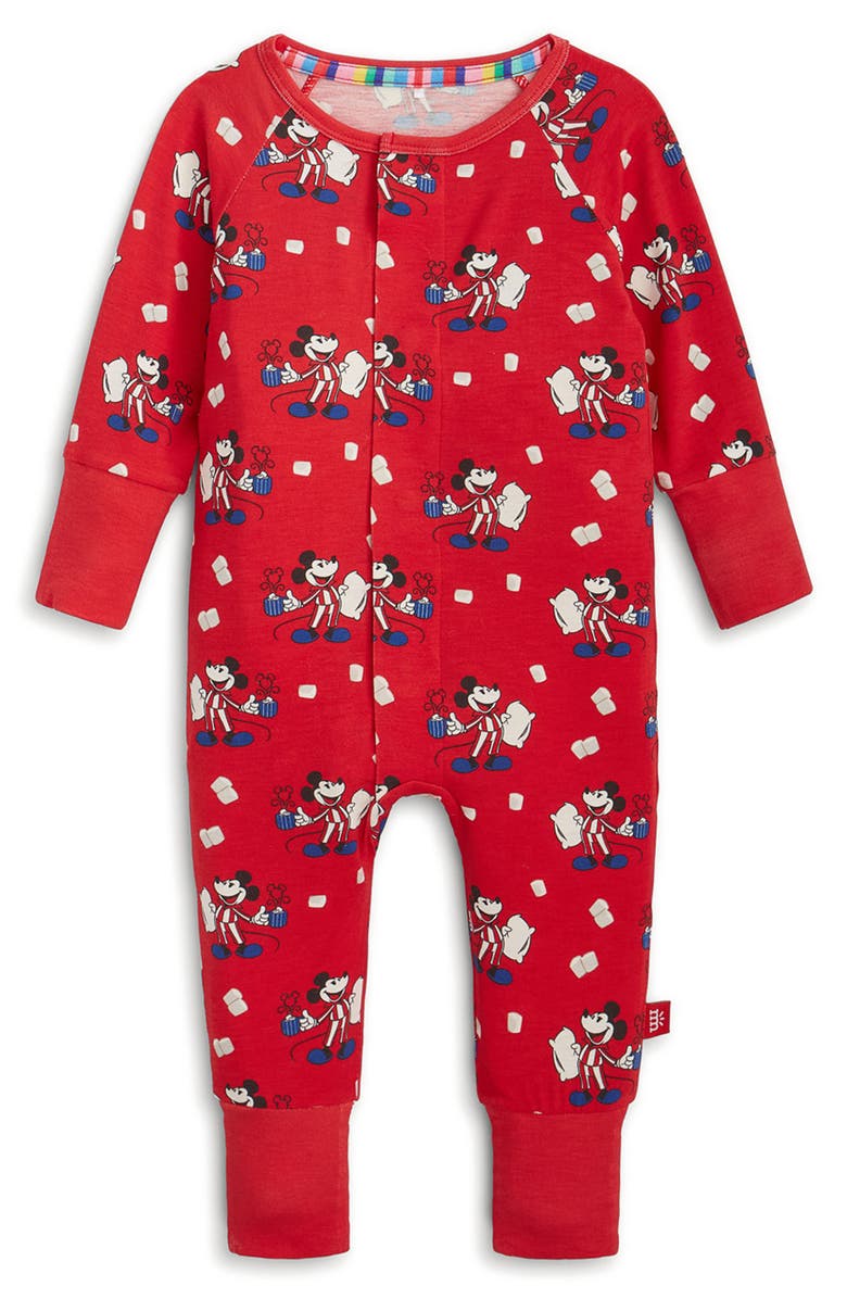 Magnetic Me Disney<sup>®</sup> Mickey Mouse Cocoa Club RightFit<sup>™</sup> Convertible Romper, Alternate, color, Red