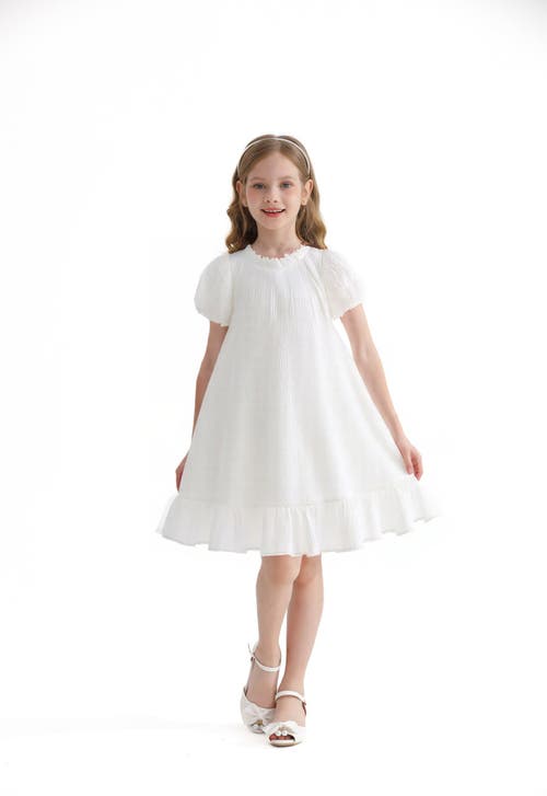 Sweet Cactus Boho Halter Dress In White