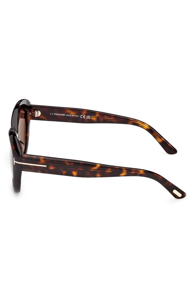 TOM FORD Stacy 53mm Cat Eye Sunglasses, Alternate, color, 