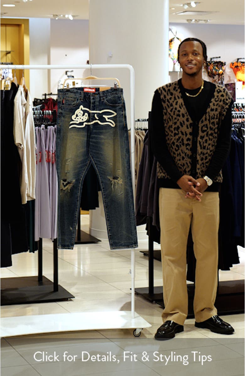 Nocturnal Ripped Cotton Jeans, sales video thumbnail