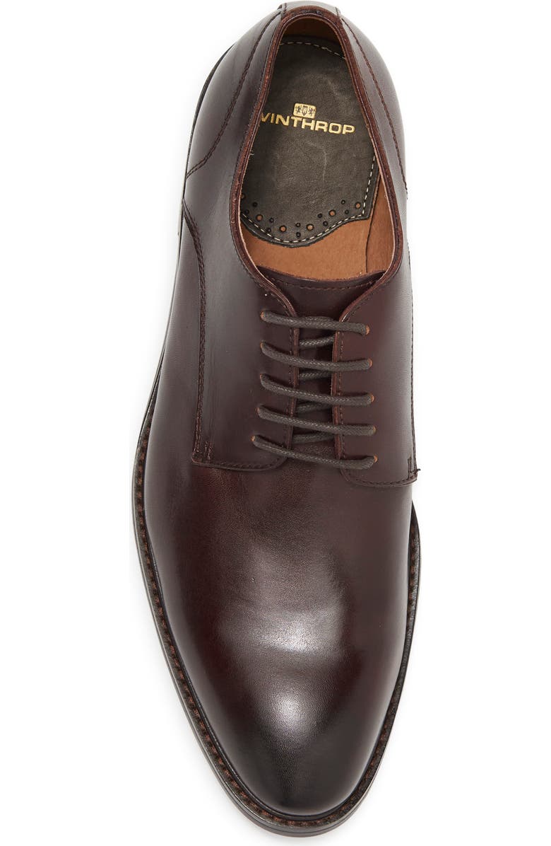 WINTHROP Chandler Leather Derby, Alternate, color, Burgundy